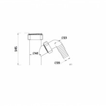 TEGRA Вывод для Стиральной Машины 1 1/2" X4'0