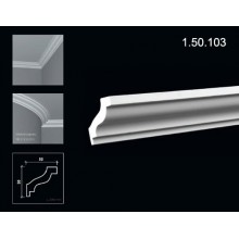 Карниз с гладким профилем 1.50.103 (2м) 