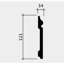 Напольный плинтус 1.53.108