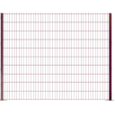 2D Paneļu Žogs (50 x 200mm) Zn + RAL8017 (Brūns) 6/5/6