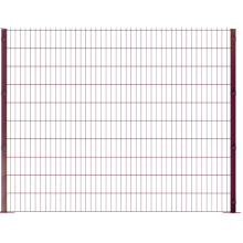 2D Paneļu Žogs (50 x 200mm) Zn + RAL8017 (Brūns) 6/5/6