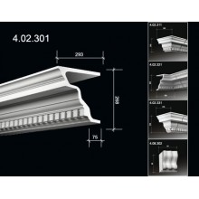 Карниз фасадный  с орнаментом 4.02.301