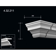 Внешний Угол к Фасадному Карнизу 4.32.211