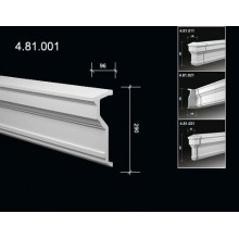 Карниз фасадный с гладким профилем 4.81.001