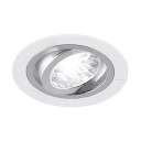 ALUM C WHITE/CHROME CEILING LIGHTING POINT FITTING