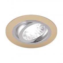 ALUM C BEIGE/CHROME CEILING LIGHTING POINT FITTING