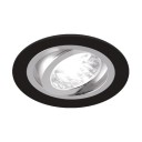 ALUM C MATBLACK/CHROME CEILING LIGHTING POINT FITTING