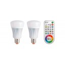 JE0127082/850677 Led Лампочкаи 2 x E27 806Lm 2x 11W С ПУЛЬТОМ 2200-6500K +RGB