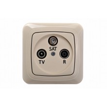 IAL3-10-01 A/S TV+R+SAT ZEMAPMETUMA ROZETE/CAUREJOŠA/BEZ RĀMJA.BEŽ ALFA