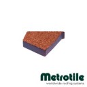 Metrotile Наконечник для ветровой планки левый