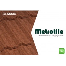 METĀLA DAKSTIŅI AR AKMENS SMALCI Metrotile Classic