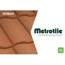 METĀLA DAKSTIŅI AR AKMENS SMALCI Metrotile Roman