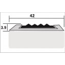 Savienojuma vietas pārklājošie aluminija profili ar pretslīdes gumiju 42мм/90см, zelta krāsa