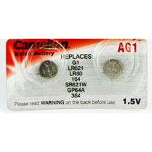 Baterijas Lithium AG1, G1 (LR621, LR60, SR621W, SR60, 364, 164, GP64A)