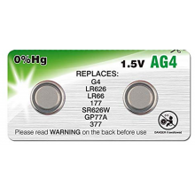 Baterijas Lithium AG4, G4 (LR626, LR66, SR626W, 377, 177, GP77A)