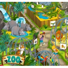 Fototapetes  Bērnu ZOO        