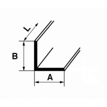 PVC leņķa profils ar koksnes tekstūru 20x20x2700mm