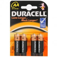 Батарейки DURACELL AA LR6, 4gab
