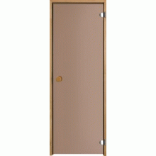 Дверь Sauna 81 с Бронзовым Стеклом 790 x 1890мм