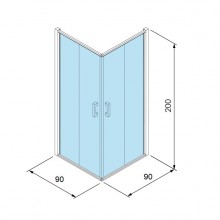 Душевая кабина manhattan 90x90 Квадрат (sanycces)