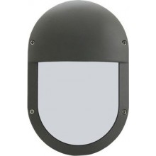 Plafons OVAL 118 Q84 HF IP54 tumši-pelēks