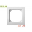 K14-145-01 E/B SLIMLINE Одинарная Рамка, Белая