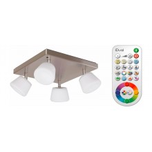 JE23947/850683 4L Spot gaismeklis IP20 ar tālvadības kontroli 4 x 345Lm 6W 2200-6500K +RGB funkcija
