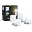 HUE Стартовый комплект 3 x E27 A60 White ambiance + bridge + switch