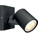 Runner Hue ext. spot single black 1x5.5W 5309030P8