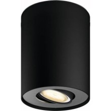 Pillar Hue ext. spot single spot black 1x5.5W 5633030P8