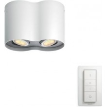 Hue Pillar plate/spiral white 2x5.5W 5633231P7