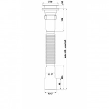 Сифон Гофрированный 1 1/4X40