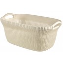 Veļas Grozs Curver Knit 40l White