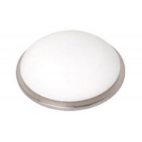 Plafons E27, Horoz, HL636S, 60W, hroms, apaļa, D230mm, metāls + stikls, H90mm Plafons E27, Horoz, HL636S, 60W, hroms, apaļa, D230mm, metāls + stikls, H90mm