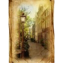 Фотообои   Улица фонарь 
