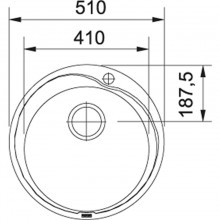 Izlietne RON 610-41 MATĒTA 101.0000.561