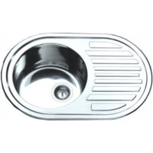 Мойка Tredi DM-7750 Stainless Steel Left 770x500mm