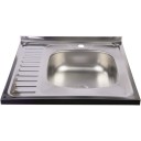 Izlietne Diana Kitchen Sink Right Chrome 600x600mm