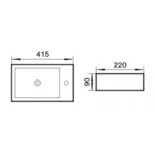 Izlietne 42cm ACB9033