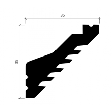 Karnīze Slēptam Apgaismojumam 6.50.701 (2м)