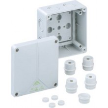 Instalācijas kārba Abox 060 110x110x67 mm ar vāku