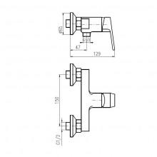 Смеситель для Душа COLORADO DCO181.5 (DOMOLETTI)