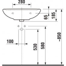 Раковина JIKA LIRA PLUS-50