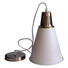 Подвесная Лампа, плафон белый, D220 ''Light RED cooper+Sand White''