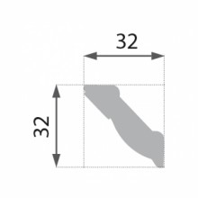 Пенопластовые Потолочные Багеты B-02