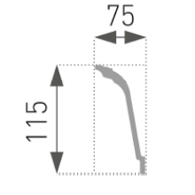 Putuplasta Griestu Līstes E-37