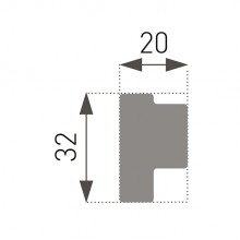 Putuplasta Griestu Līstes E-44