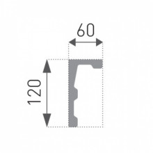 Карнизный Профиль из Экструдированного Пенополистирола ЕК-1