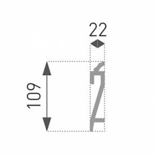 Poliuretana grīdlīstes HF-3