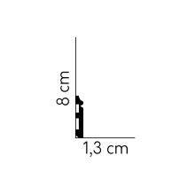 Polistirola Grīdlīste MD018